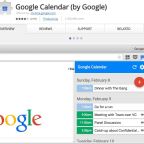 Up to Date with Google Calendar Extension