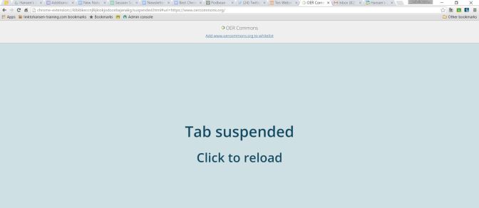 Suspended Tabs Example