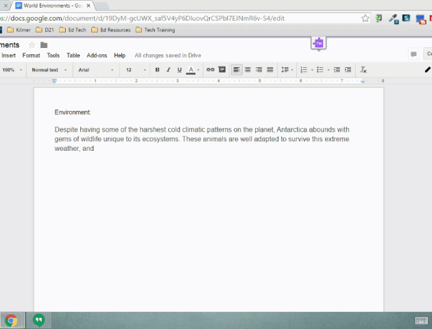 CTRL Shift T Example